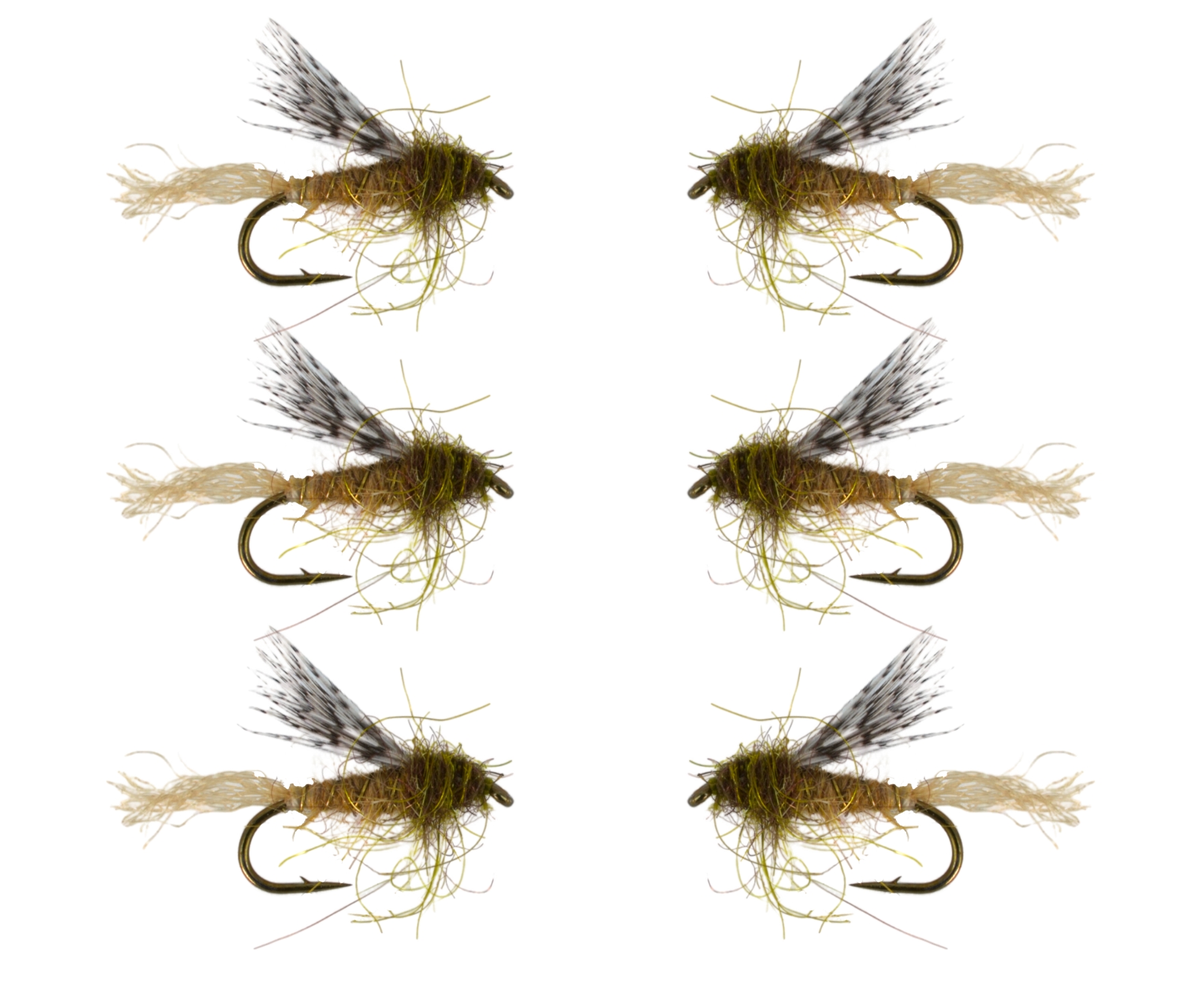 Caddis Emerger Tan 6 Pack Fly Fishing Flies For Less DiscountFlies